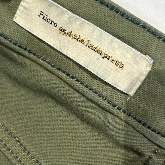 PILCRO Pants, Women’s Sz 27 Stet-Fit Army Green Patchwork Slim Stretch Ankle‎ - Picture 4 of 9
